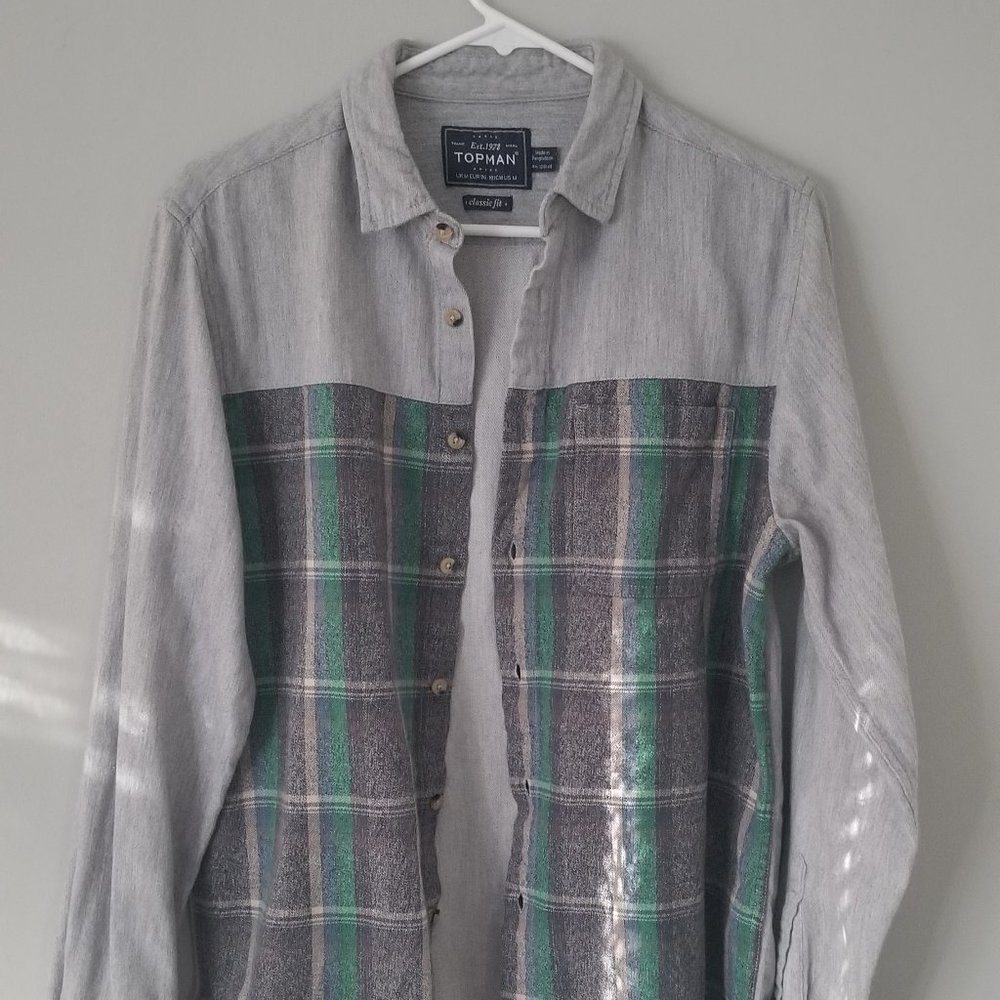 Topman Button Down Flannel